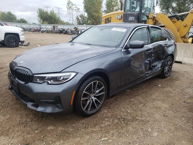 3MW5R7J00M8C12635 - 2021 BMW 330XI GRAY photo 1