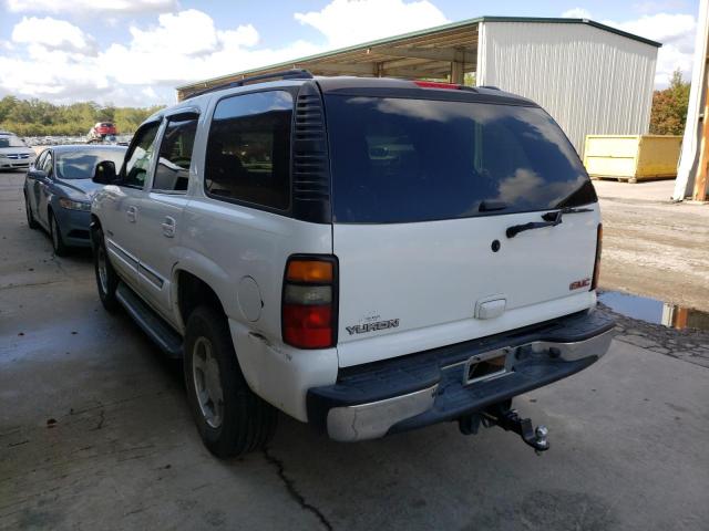 1GKEC13T95J238363 - 2005 GMC YUKON WHITE photo 3