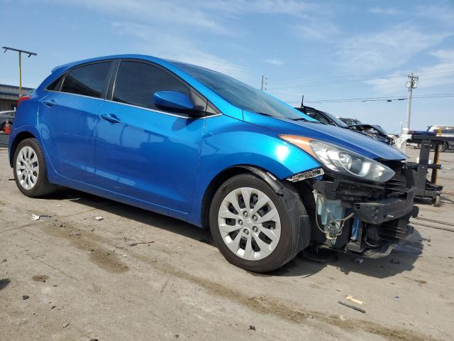 KMHD35LH5HU350005 - 2017 HYUNDAI ELANTRA GT BLUE photo 4