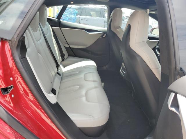 5YJSA1E45FF111824 - 2015 TESLA MODEL S Կարմիր լուսանկար 10