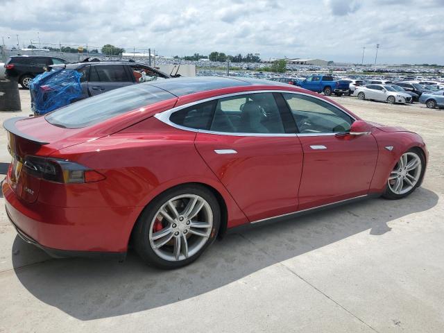 5YJSA1E45FF111824 - 2015 TESLA MODEL S Կարմիր լուսանկար 3