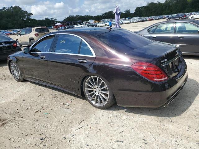 WDDUG8CB9GA280679 - 2016 MERCEDES-BENZ S 550 MAROON photo 2