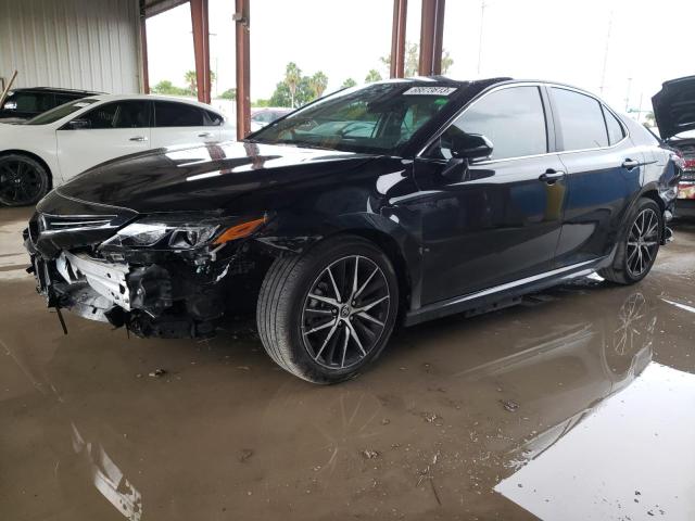4T1T11AK1PU758282 - 2023 TOYOTA CAMRY SE NIGHT SHADE BLACK photo 1
