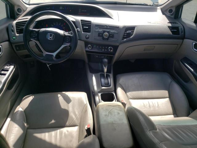 2HGFB2F98CH595400 - 2012 HONDA CIVIC EXL ვერცხლისფერი ფოტო 8