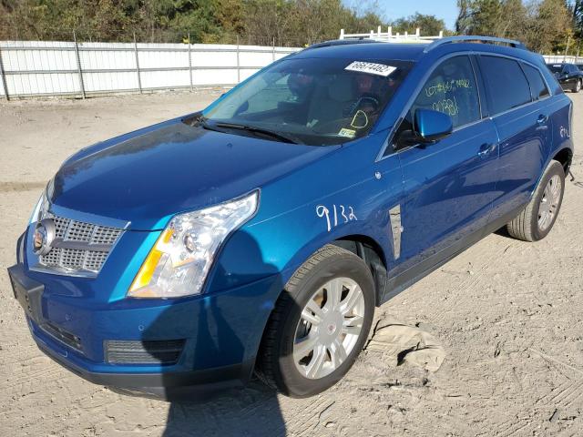 3GYFNAEYXAS576862 - 2010 CADILLAC SRX LUXURY COLLECTION BLUE photo 2