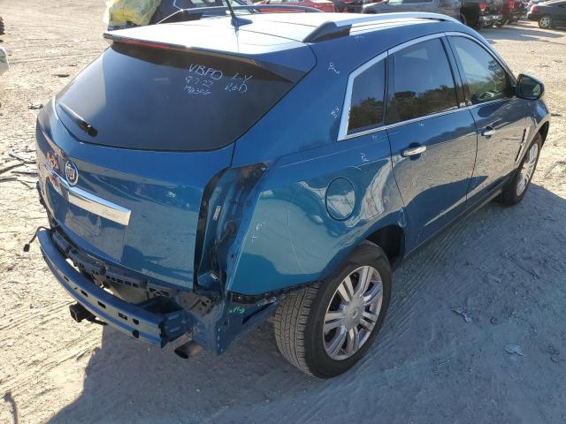 3GYFNAEYXAS576862 - 2010 CADILLAC SRX LUXURY COLLECTION BLUE photo 4