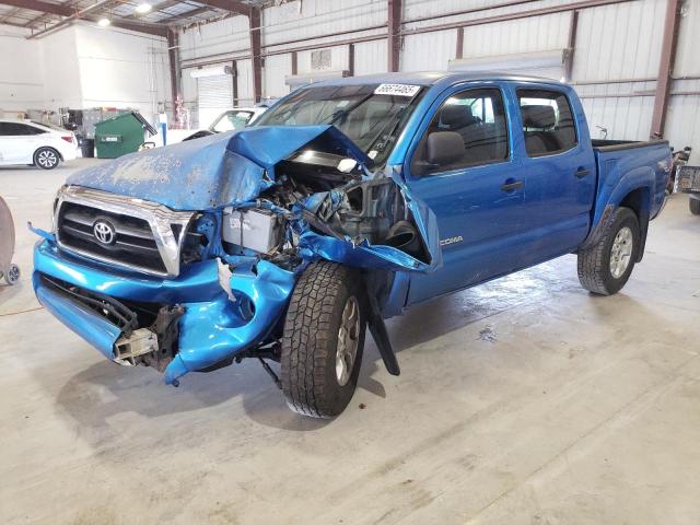 3TMJU62N37M044411 - 2007 TOYOTA TACOMA DOUBLE CAB PRERUNNER BLUE photo 1