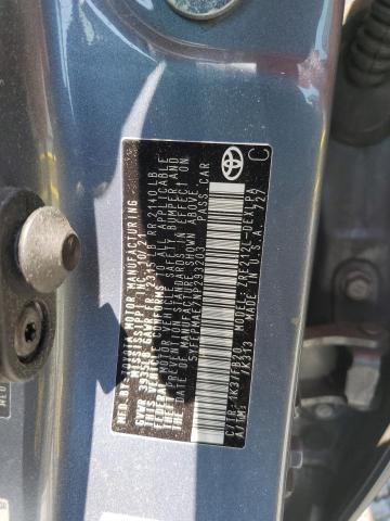 5YFEPMAE7NP293203 - 2022 TOYOTA COROLLA LE BLUE photo 12