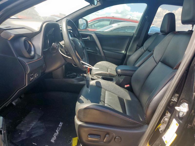 2T3NFREV8GW281886 - 2016 TOYOTA RAV4 SE BLACK photo 7