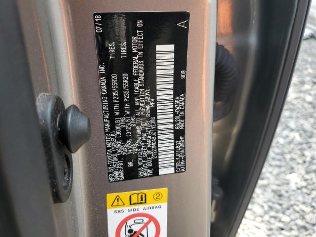 2T2ZZMCA9JC112386 - 2018 LEXUS RX 350 BASE Boz foto 14