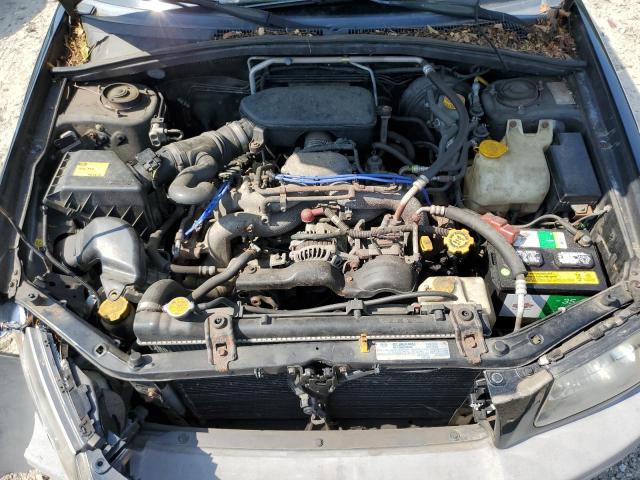 JF1SG63675H734916 - 2005 SUBARU FORESTER 2.5X BLACK photo 11