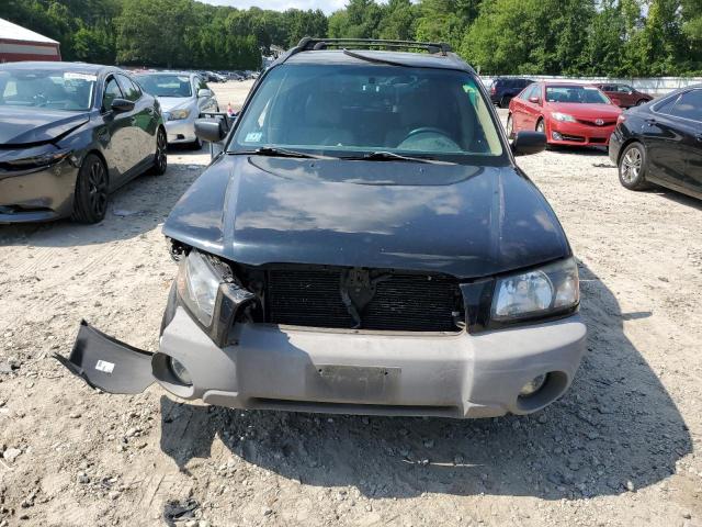 JF1SG63675H734916 - 2005 SUBARU FORESTER 2.5X BLACK photo 5