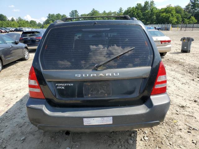 JF1SG63675H734916 - 2005 SUBARU FORESTER 2.5X BLACK photo 6