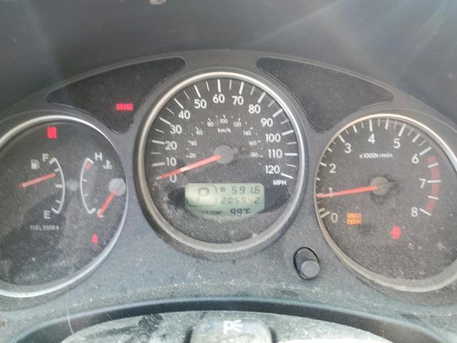 JF1SG63675H734916 - 2005 SUBARU FORESTER 2.5X BLACK photo 9