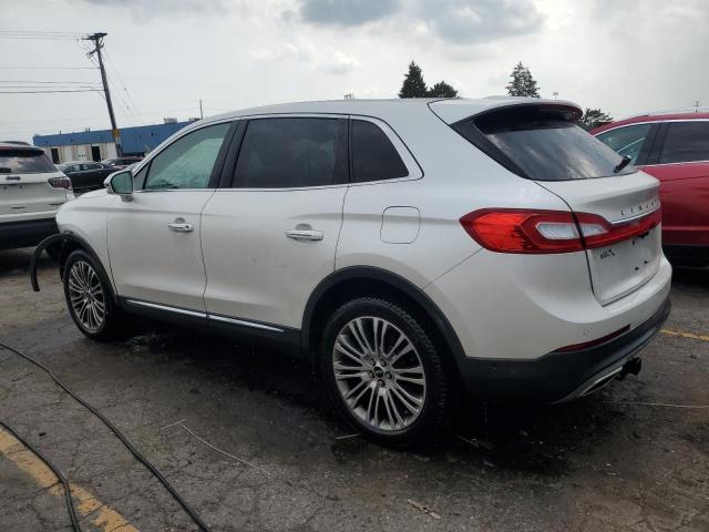 2LMTJ8LR0GBL44357 - 2016 LINCOLN MKX RESERVE WHITE photo 2