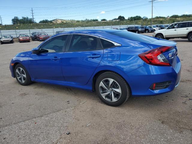 19XFC2F67KE010429 - 2019 HONDA CIVIC LX BLUE photo 2