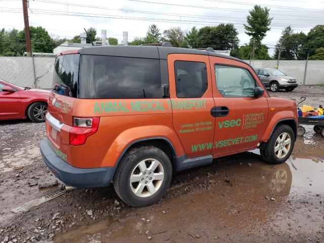 5J6YH2H77AL003254 - 2010 HONDA ELEMENT EX ORANGE photo 3