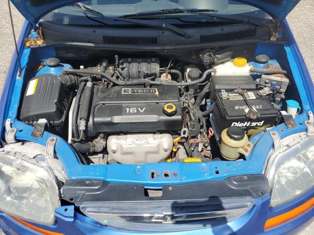 KL1TD66667B695025 - 2007 CHEVROLET AVEO BASE Mavi foto 11
