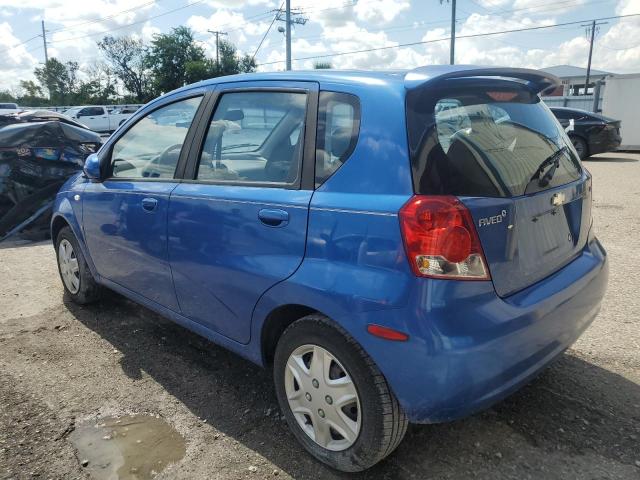 KL1TD66667B695025 - 2007 CHEVROLET AVEO BASE Mavi foto 2