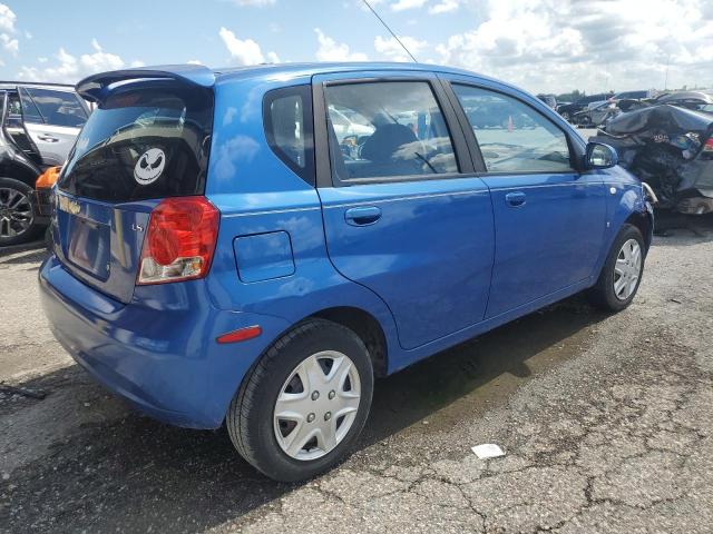 KL1TD66667B695025 - 2007 CHEVROLET AVEO BASE Mavi foto 3