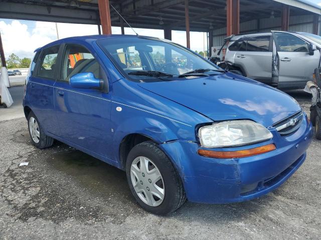KL1TD66667B695025 - 2007 CHEVROLET AVEO BASE Mavi foto 4