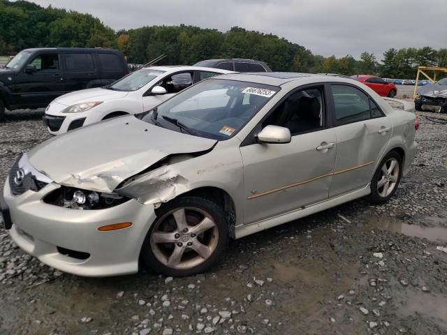 1YVHP80DX45N58702 - 2004 MAZDA 6 S CREAM photo 1