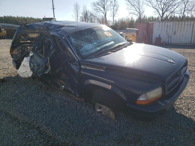 1B4HR28N01F561721 - 2001 DODGE DURANGO BLUE photo 4