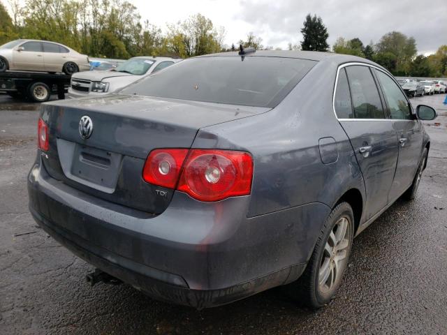 3VWST71K66M633940 - 2006 VOLKSWAGEN JETTA TDI OPTION PACKAGE 1 GRAY photo 4