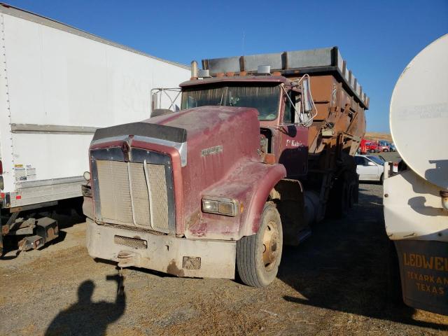 1XKDDB9X9MJ564705 - 1991 KENWORTH CONSTRUCTI T800 BURGUNDY photo 1