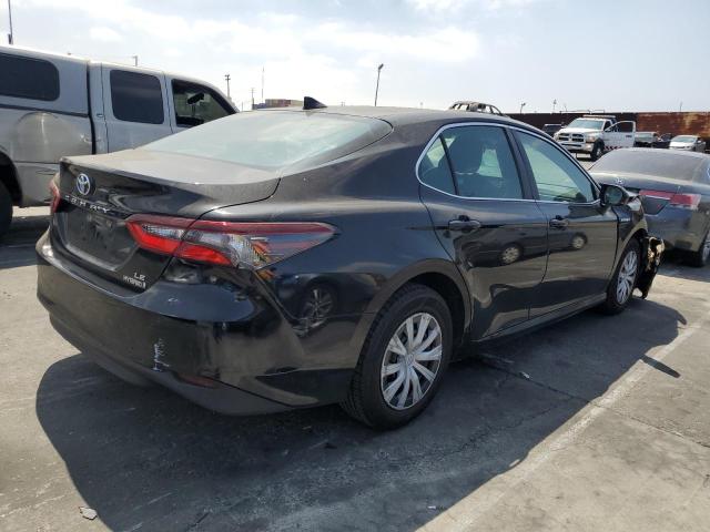 4T1C31AK7MU553331 - 2021 TOYOTA CAMRY LE BLACK photo 3