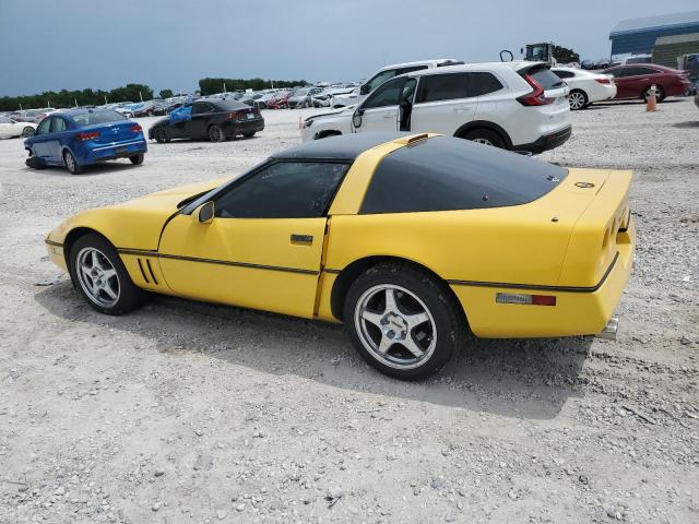 1G1YY0788G5111148 - 1986 CHEVROLET CORVETTE YELLOW photo 2