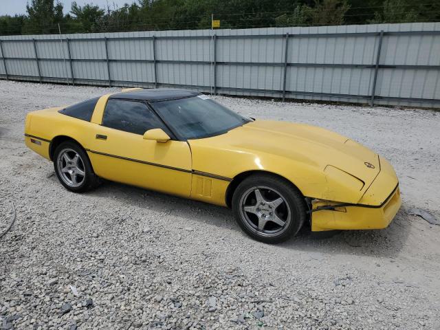 1G1YY0788G5111148 - 1986 CHEVROLET CORVETTE YELLOW photo 4