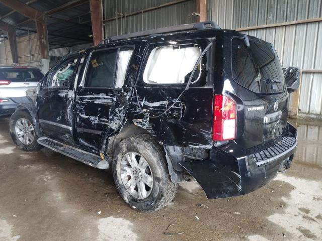 5N1AR18U88C657643 - 2008 NISSAN PATHFINDER S BLACK photo 3