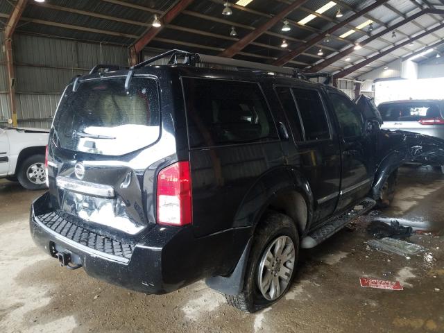 5N1AR18U88C657643 - 2008 NISSAN PATHFINDER S BLACK photo 4