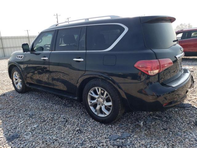 JN8AZ2NE1E9062136 - 2014 INFINITI QX80 BLACK photo 2