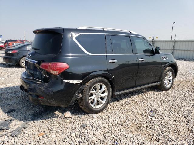 JN8AZ2NE1E9062136 - 2014 INFINITI QX80 BLACK photo 3