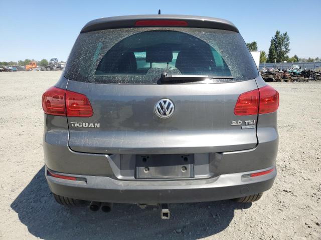 WVGBV7AX2CW077013 - 2012 VOLKSWAGEN TIGUAN S GRAY photo 6
