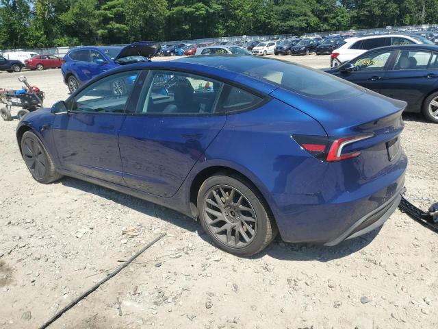 5YJ3E1EA0SF922486 - 2025 TESLA MODEL 3 Azul foto 2