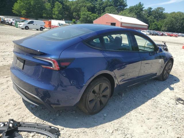 5YJ3E1EA0SF922486 - 2025 TESLA MODEL 3 Azul foto 3
