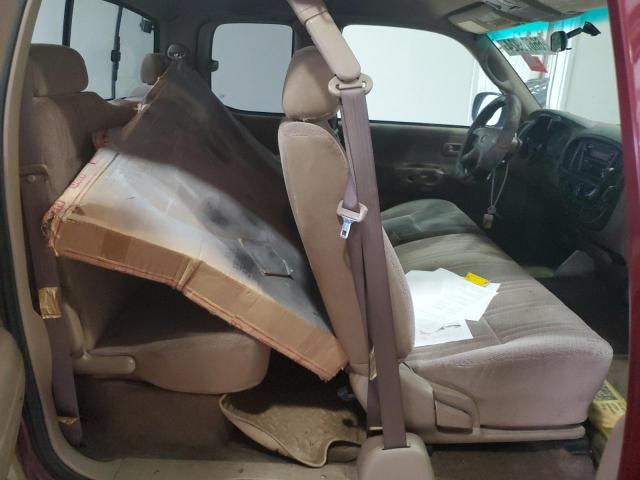 5TBBT44142S227601 - 2002 TOYOTA TUNDRA ACCESS CAB ბურგუნდია ფოტო 10