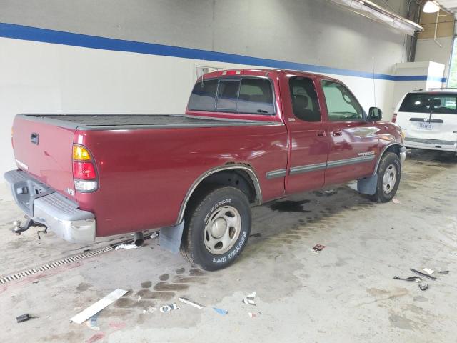 5TBBT44142S227601 - 2002 TOYOTA TUNDRA ACCESS CAB BURGUNDY photo 3