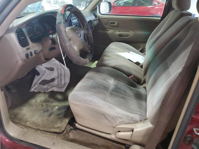 5TBBT44142S227601 - 2002 TOYOTA TUNDRA ACCESS CAB ბურგუნდია ფოტო 7