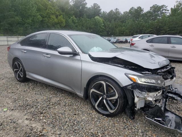 1HGCV1F31KA025560 - 2019 HONDA ACCORD SPORT فضي صورة 4