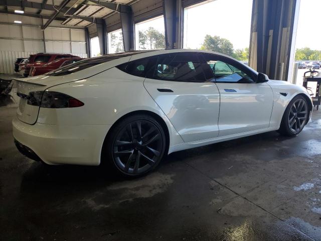 5YJSA1E64MF440870 - 2021 TESLA MODEL S 白色 照片 3