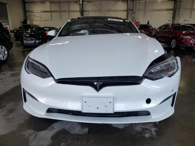 5YJSA1E64MF440870 - 2021 TESLA MODEL S 白色 照片 5
