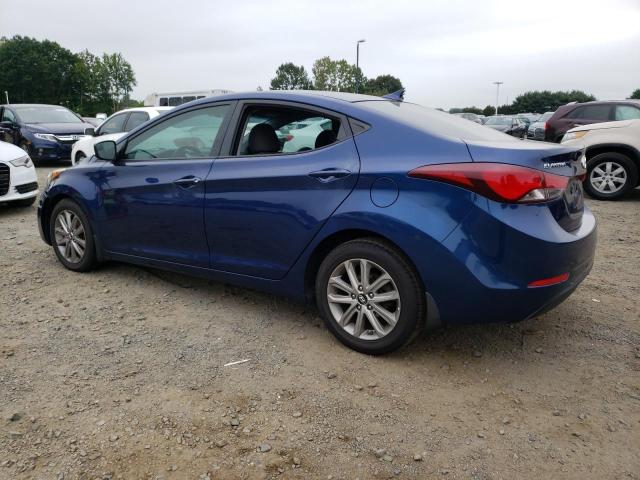 5NPDH4AE4GH689940 - 2016 HYUNDAI ELANTRA SE BLUE photo 2