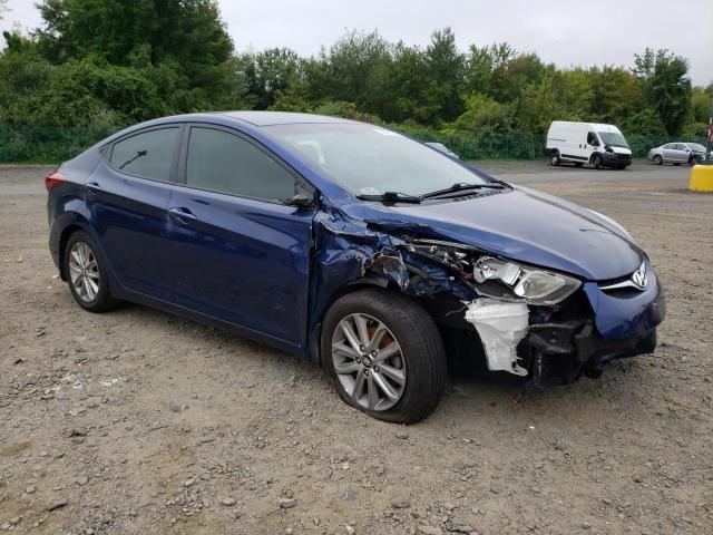 5NPDH4AE4GH689940 - 2016 HYUNDAI ELANTRA SE BLUE photo 4