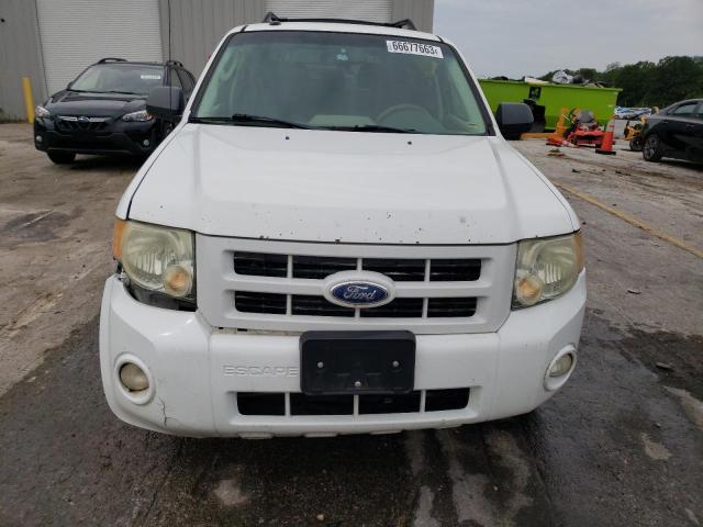 1FMCU5K39AKA96007 - 2010 FORD ESCAPE HYBRID WHITE photo 5