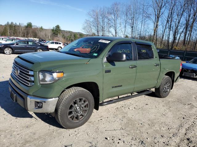 5TFDY5F17MX985496 - 2021 TOYOTA TUNDRA CREWMAX SR5 GREEN photo 2