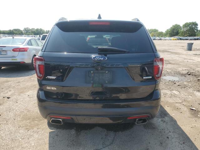 1FM5K8GT8GGC55748 - 2016 FORD EXPLORER SPORT BLACK photo 6